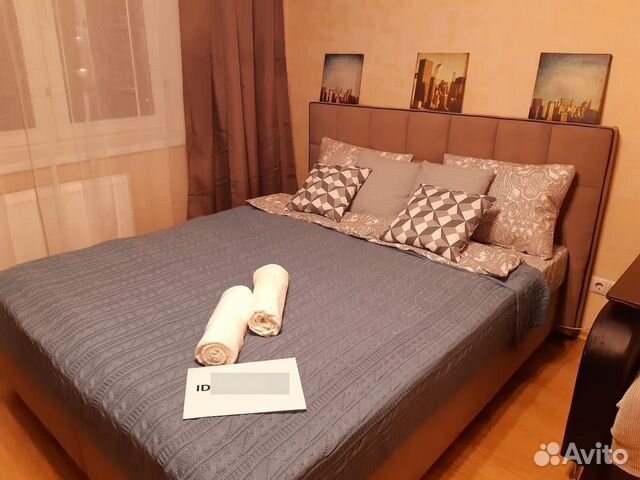 

1-к. квартира, 42 м², 2 кровати