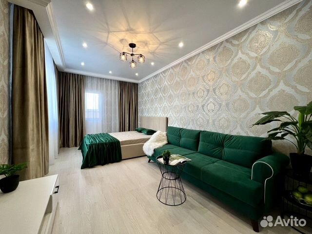 

1-к. квартира, 45 м², 2 кровати