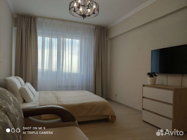 

1-к. квартира, 52 м², 2 кровати