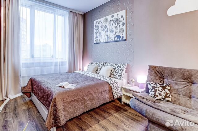 

1-к. квартира, 45 м², 2 кровати