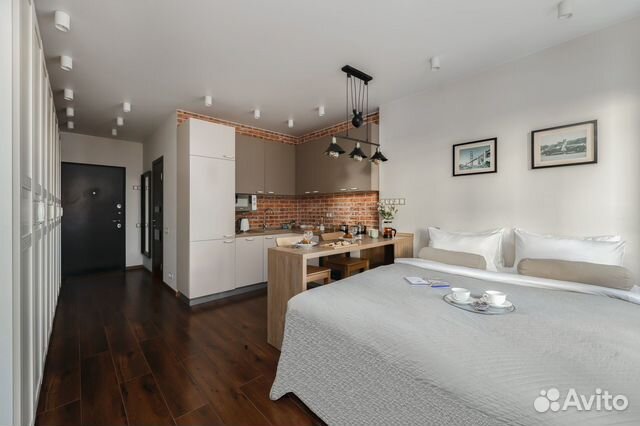 

Квартира-студия, 30 м², 1 кровать