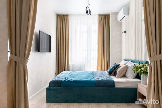 

1-к. квартира, 42 м², 2 кровати
