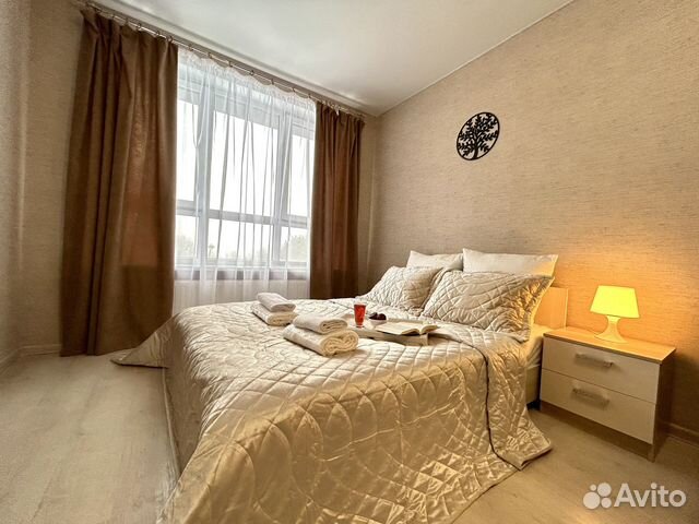 

1-к. квартира, 44 м², 2 кровати