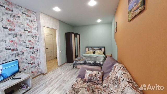 

1-к. квартира, 40 м², 2 кровати