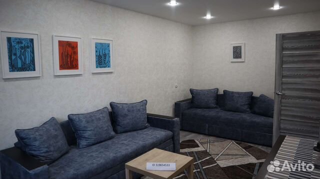 

1-к. квартира, 34 м², 2 кровати
