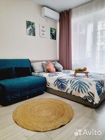

Квартира-студия, 26 м², 2 кровати
