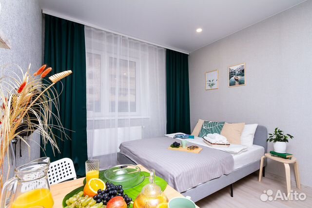 

Квартира-студия, 27 м², 1 кровать