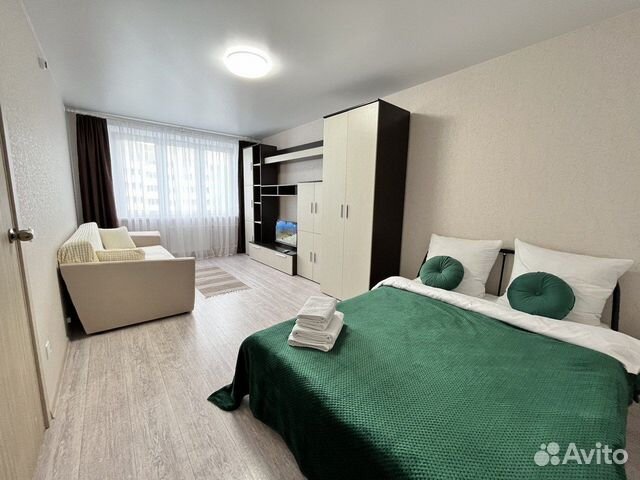 

1-к. квартира, 39 м², 2 кровати