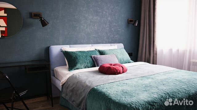 

2-к. квартира, 46 м², 2 кровати
