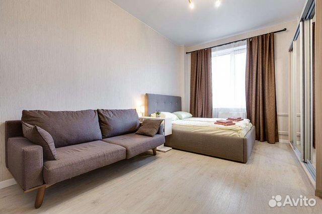 

1-к. квартира, 39 м², 3 кровати