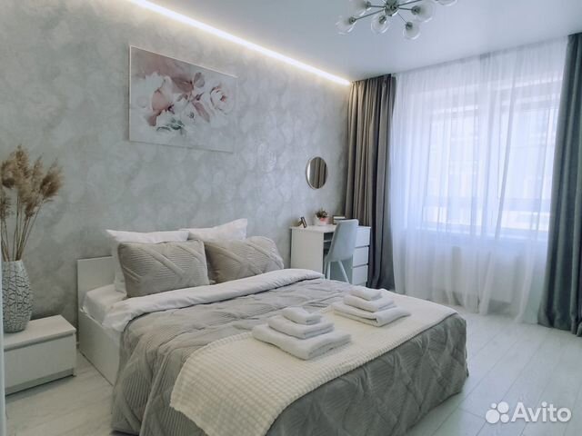 

1-к. квартира, 38 м², 2 кровати