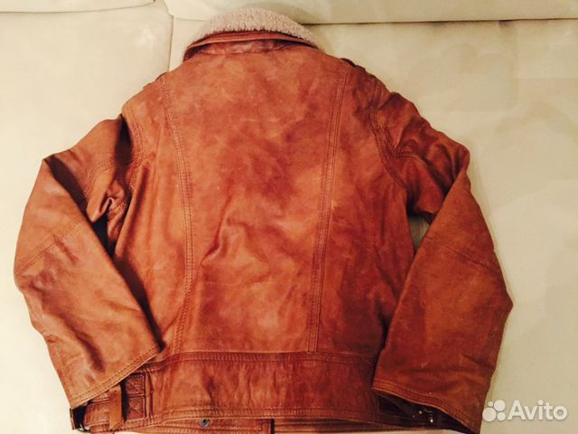 Кожаная куртка для девочек Massimo Dutti. (Origina Кожаная куртка для девочек Massimo Dutti. (Origina