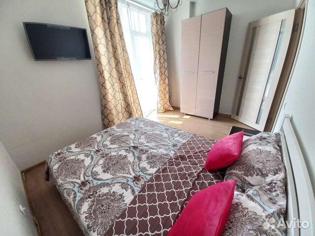 

1-к. квартира, 40 м², 2 кровати