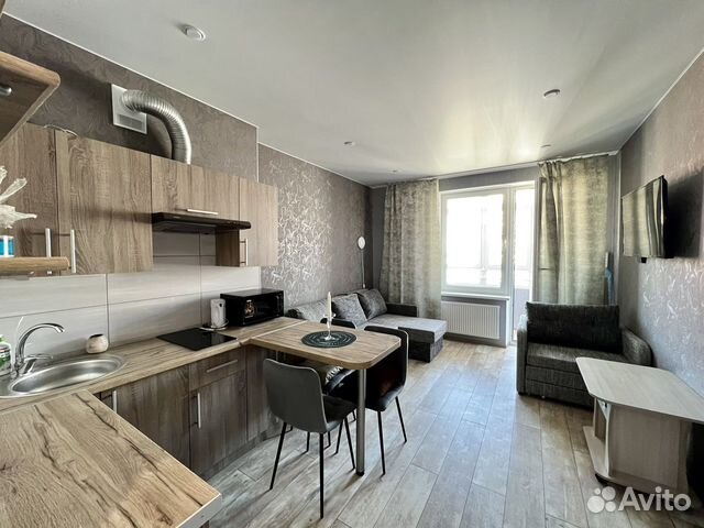 

Квартира-студия, 27 м², 2 кровати