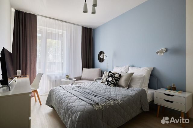 

Квартира-студия, 28 м², 2 кровати