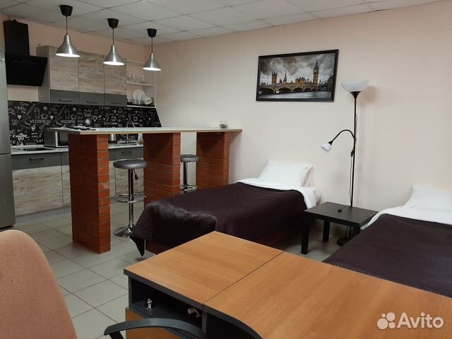 

Квартира-студия, 30 м², 2 кровати
