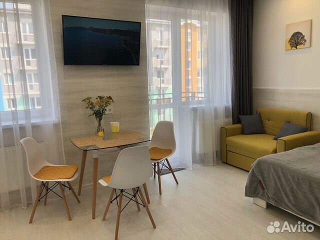 

Квартира-студия, 24 м², 2 кровати