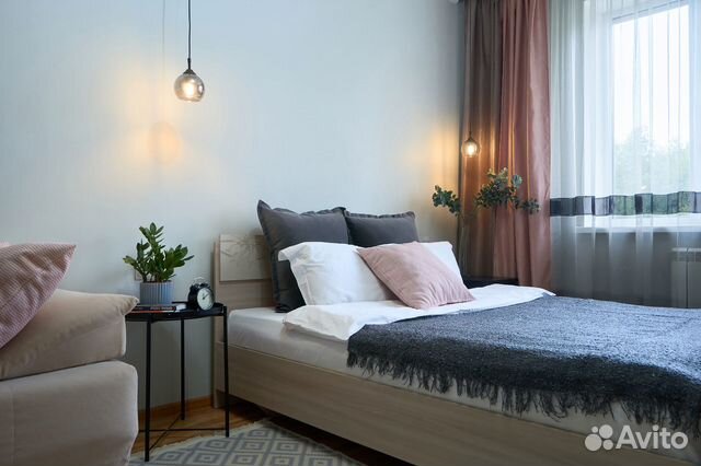 

1-к. квартира, 45 м², 2 кровати