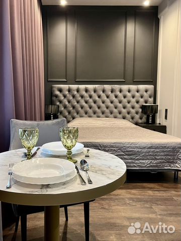 

Квартира-студия, 27 м², 2 кровати