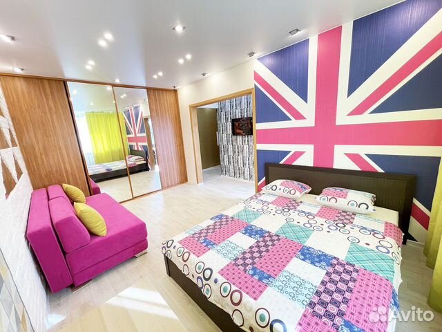 

1-к. квартира, 34 м², 2 кровати
