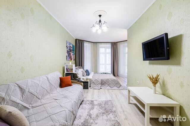 

1-к. квартира, 46 м², 2 кровати