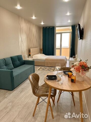

Квартира-студия, 32 м², 2 кровати