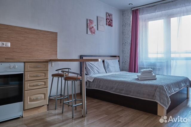 

Квартира-студия, 30 м², 1 кровать
