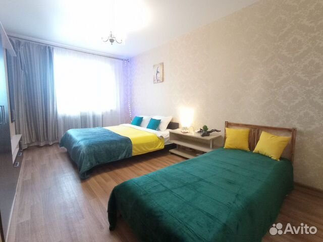 

1-к. квартира, 41,2 м², 2 кровати