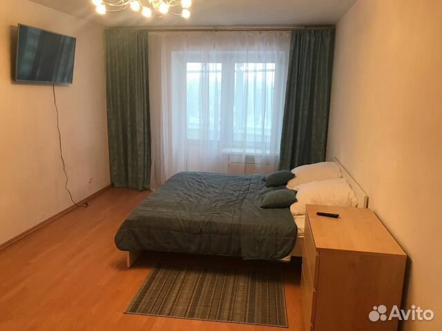 

1-к. квартира, 44 м², 2 кровати