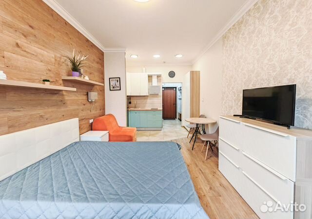 

Квартира-студия, 25 м², 2 кровати