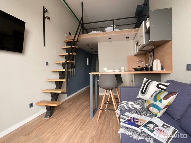 

Квартира-студия, 20 м², 2 кровати