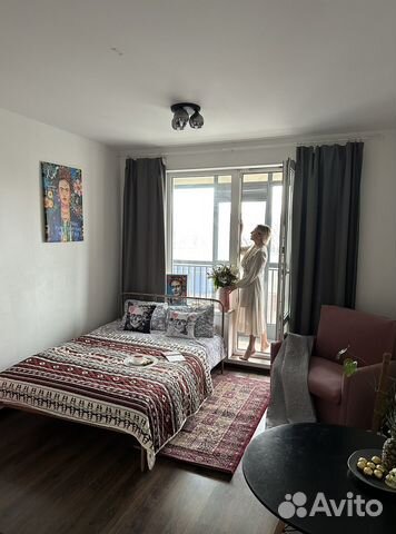 

Квартира-студия, 30 м², 1 кровать