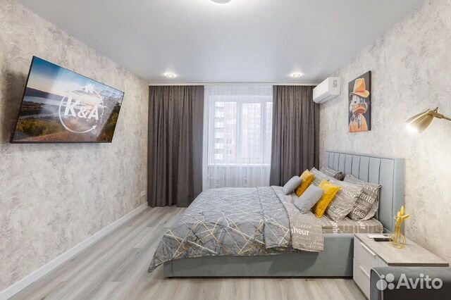 

1-к. квартира, 37 м², 2 кровати