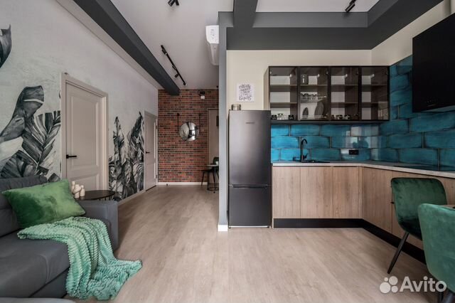 

1-к. квартира, 44 м², 2 кровати