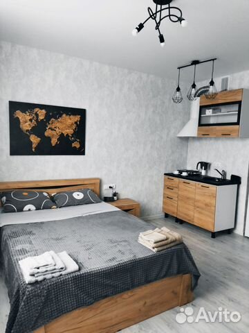 

Квартира-студия, 25 м², 2 кровати