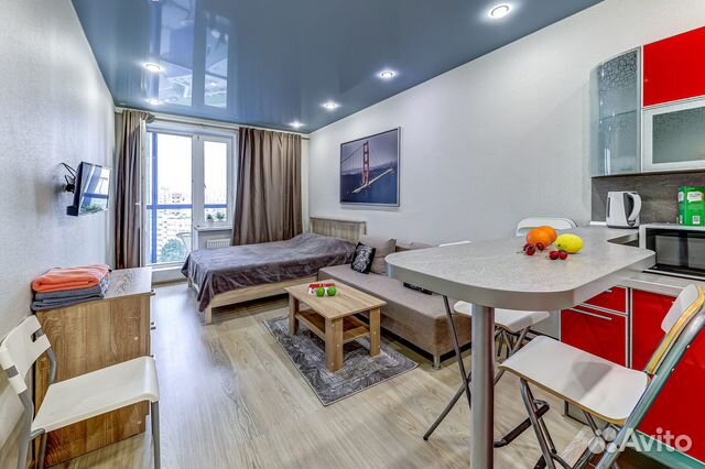 

Квартира-студия, 32 м², 2 кровати