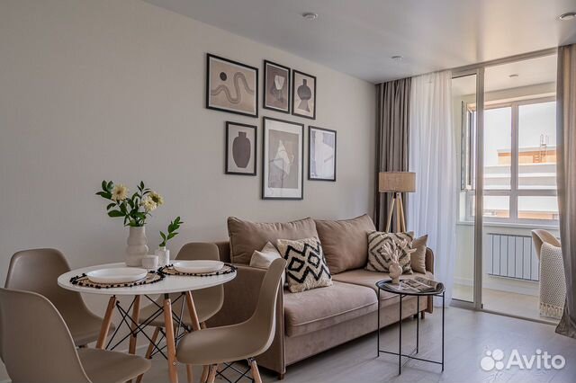 

1-к. квартира, 37 м², 2 кровати