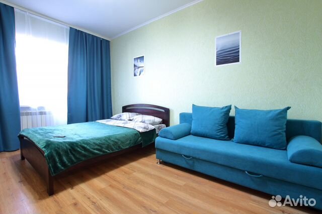 

1-к. квартира, 45 м², 3 кровати