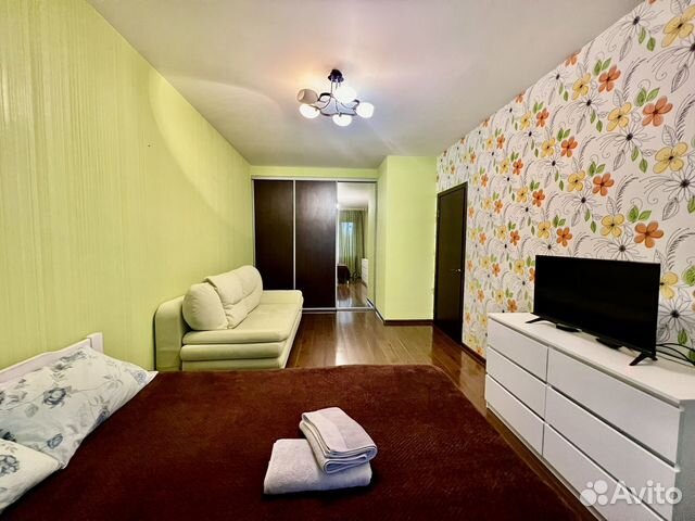 

1-к. квартира, 43 м², 2 кровати