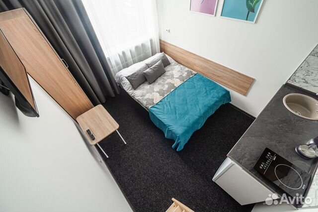 

Квартира-студия, 17 м², 2 кровати