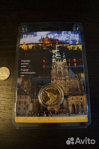 Сувенирная монета Прага Сувенирная монета Прага