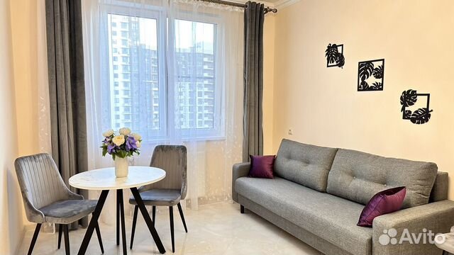 

1-к. квартира, 45 м², 2 кровати