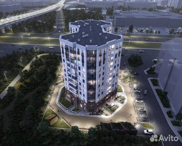 

1-к. квартира, 42 м², 2 кровати