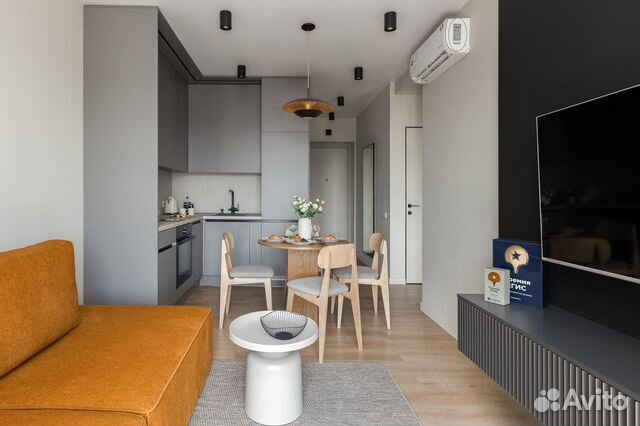 

1-к. квартира, 42 м², 2 кровати