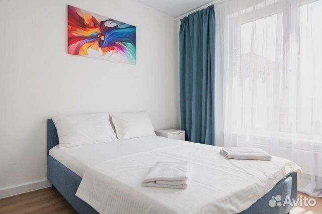 

2-к. квартира, 43 м², 2 кровати