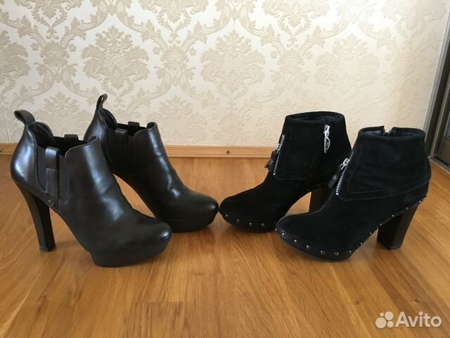 Ботильоны кожа guess