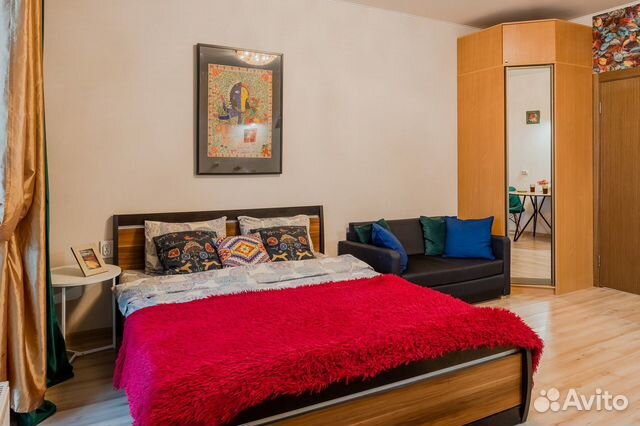 

Квартира-студия, 27 м², 2 кровати