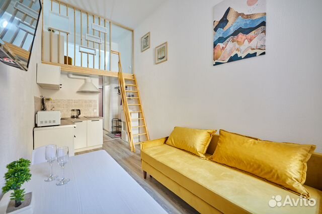 

Квартира-студия, 21 м², 2 кровати