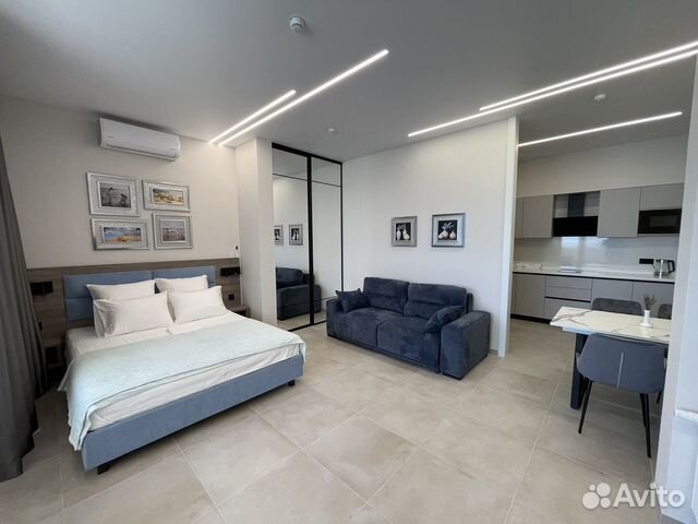 

Квартира-студия, 46 м², 2 кровати