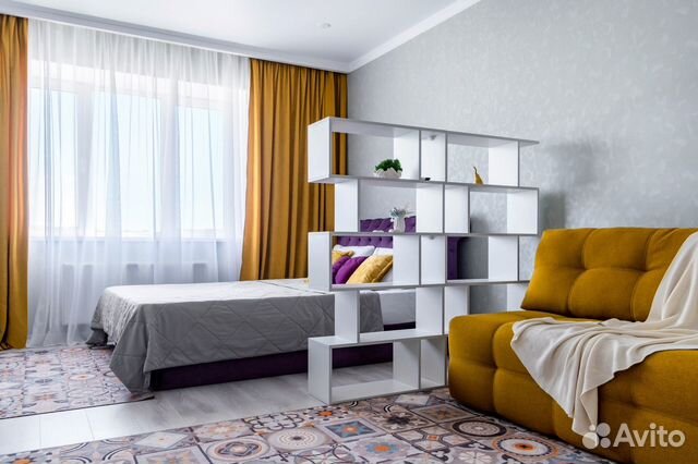 

1-к. квартира, 45 м², 2 кровати